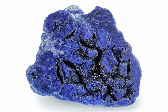 Vivid Blue, Cut/Polished Azurite Nodule - Siberia #243562